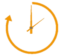 мультфильм часы, Часы, час, оранжевый PNG и PSD-файл пнг для бесплатной  загрузки